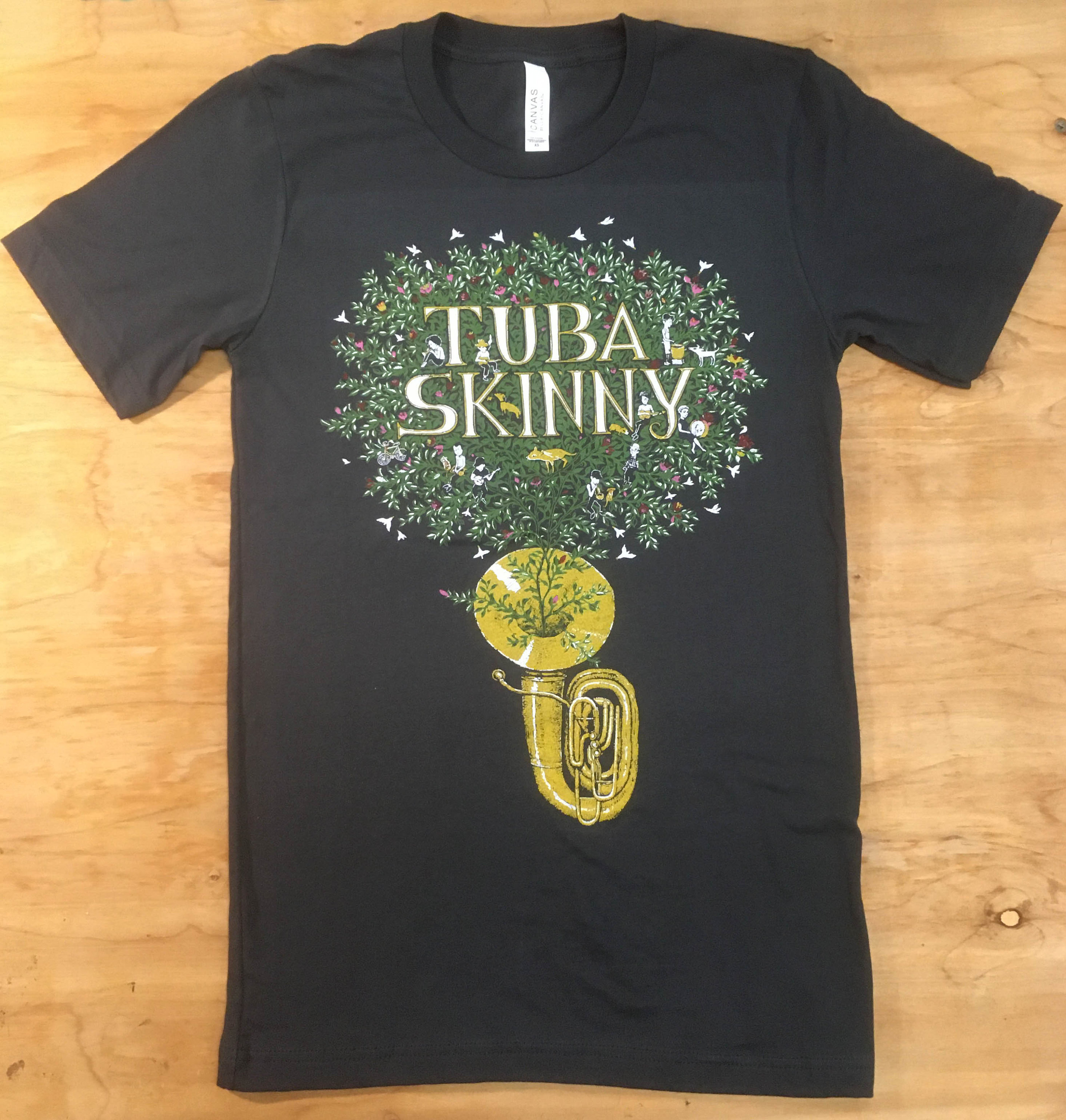 Tuba Skinny Band T-shirt Screen Print 