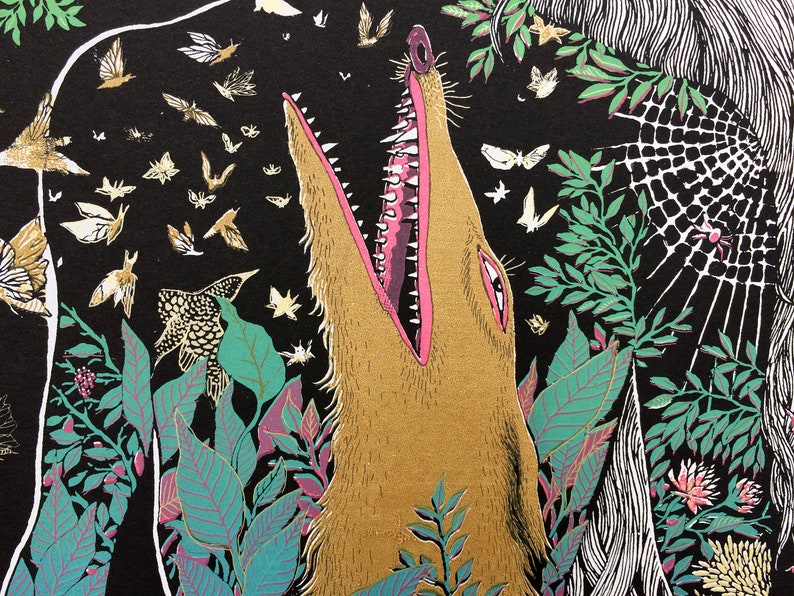 Art Print Silkscreen Fine Art Etsy