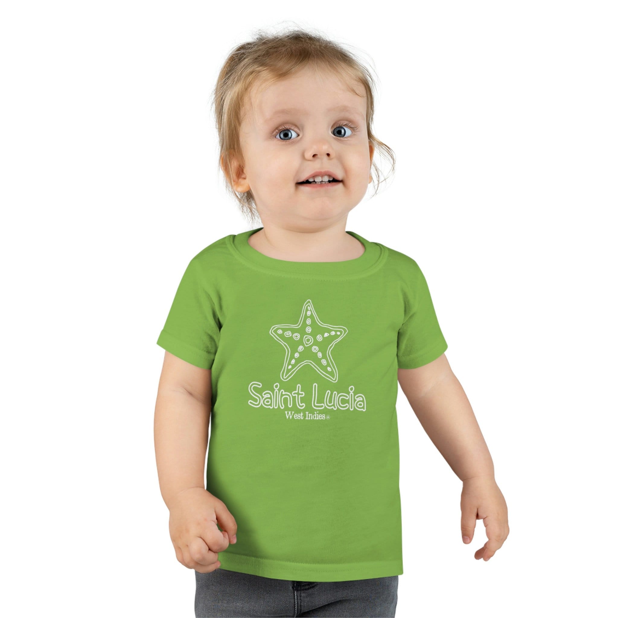 Saint Lucia Starfish Toddler Tee, St Lucia shirt, Cute shirts