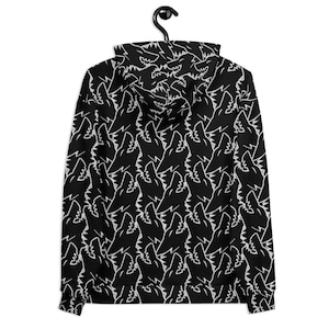 Coyotic Howl Unisex Hoodie, Black