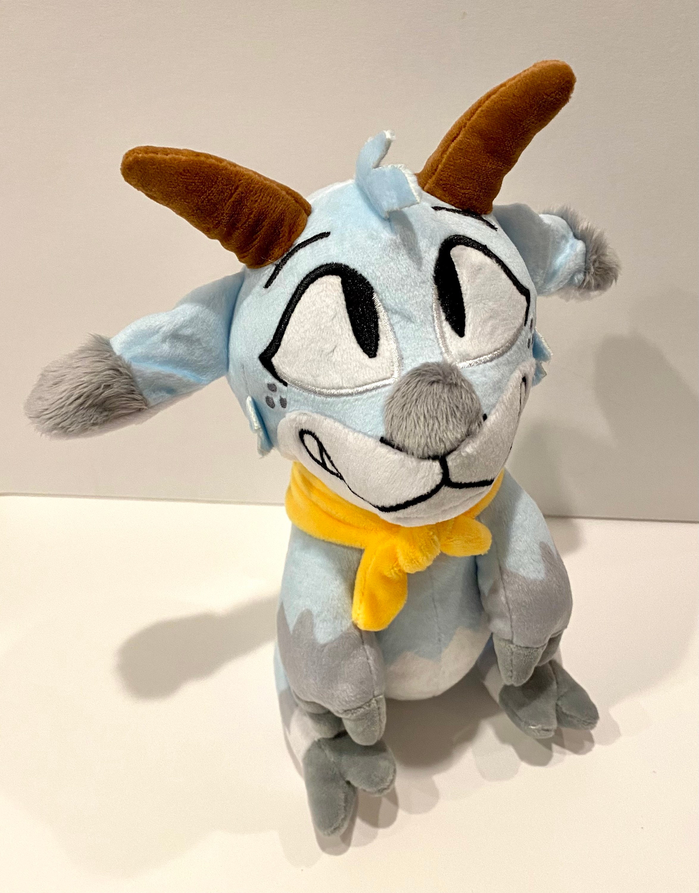 Protogen toy, plush Proto, poseable art doll, protogen