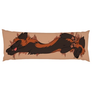 Cross Foxfox Body Pillow, Double Sided, Shell Only