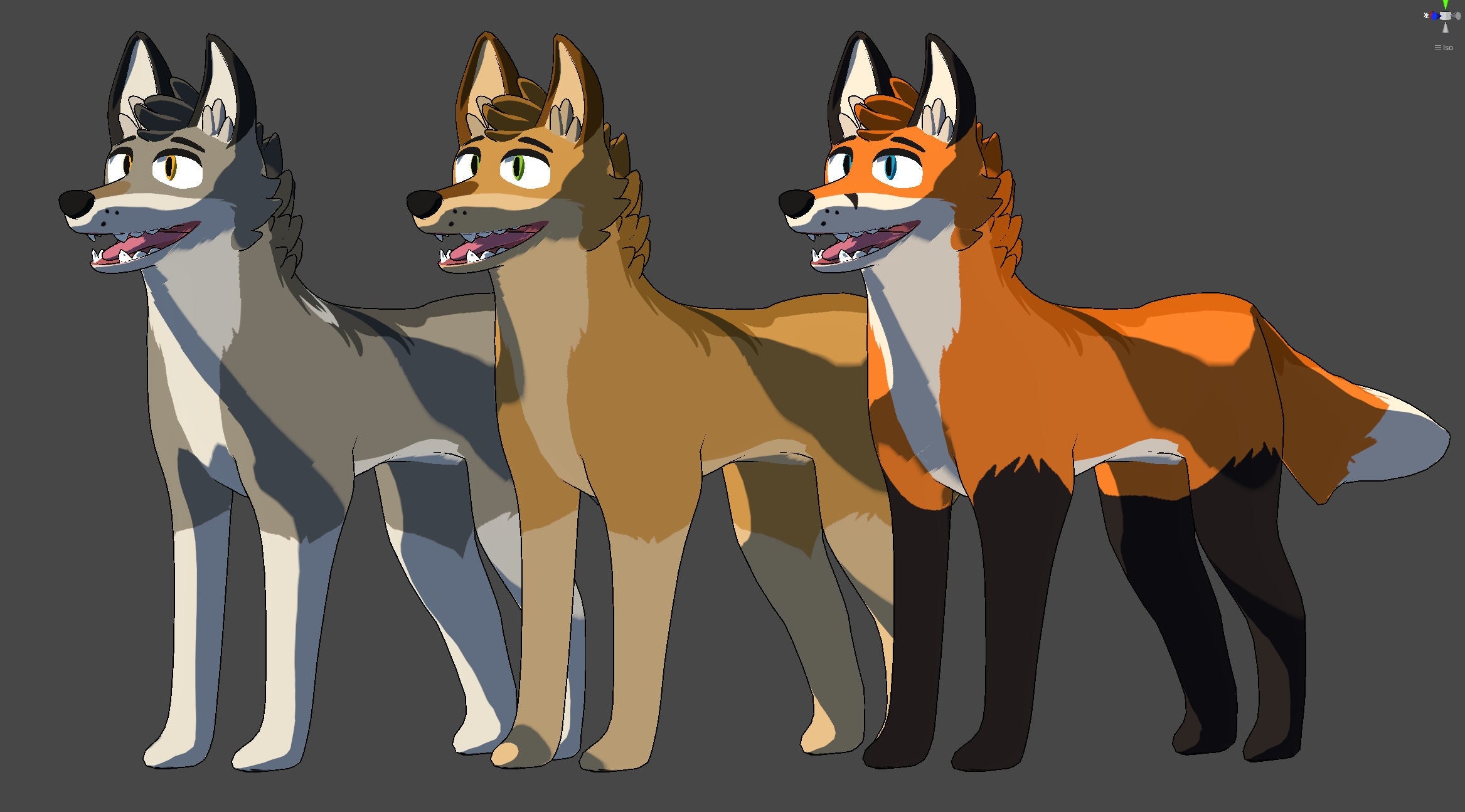 四足犬のVRChatアバター