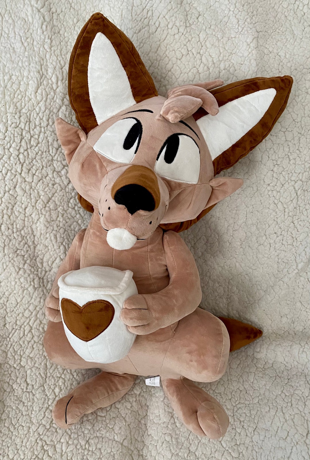 Coyote Coffee Giant Plush Etsy