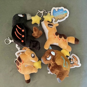 Starshifter Eco Plush Keychain, 4 Animals