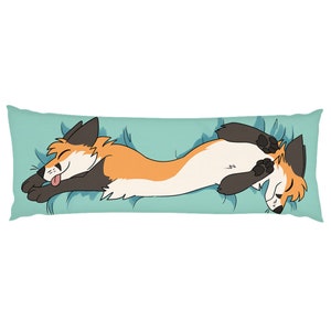 Foxfox Body Pillow, Double Sided, Shell Only