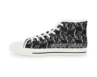 Coyotic Howl Men's Sneakers, Black