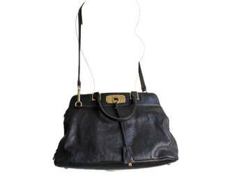 PRADA glace calf skin leather bag y2k