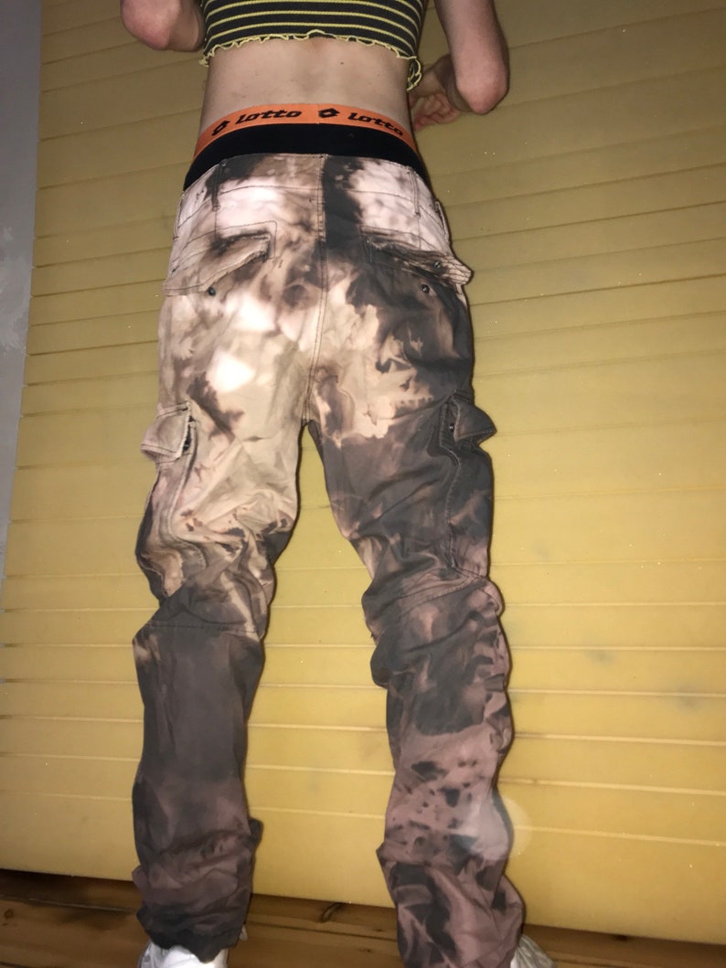 tie dye cargo pants
