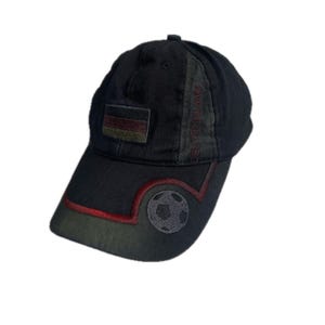 VOETBALmuts zwarte denim custom one off verweerd S