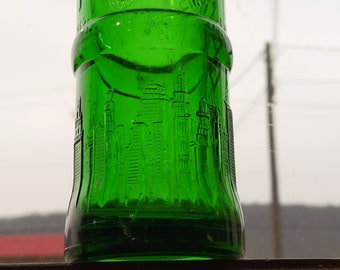 Broadway Dry Ginger Ale Bottle with Embossed New York City Skyline
