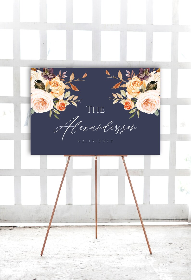 Mel Autumn Wedding Invitation Set Fall WEDDING BUNDLE Template Rustic Floral Wedding Invitation Template Bundle Boho Invitation bundle