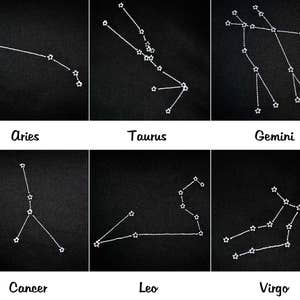 Personalised star sign pillowcases image 3