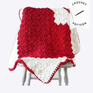 CROCHET PATTERN: C2C Heart Baby Blanket | crochet baby blanket, pattern, digital download, handmade, corner to corner blanket pattern, baby
