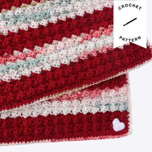 CROCHET PATTERN: Aiza Baby Blanket | crochet baby blanket, pattern, digital download, handmade, custom stroller blanket pattern, baby gift