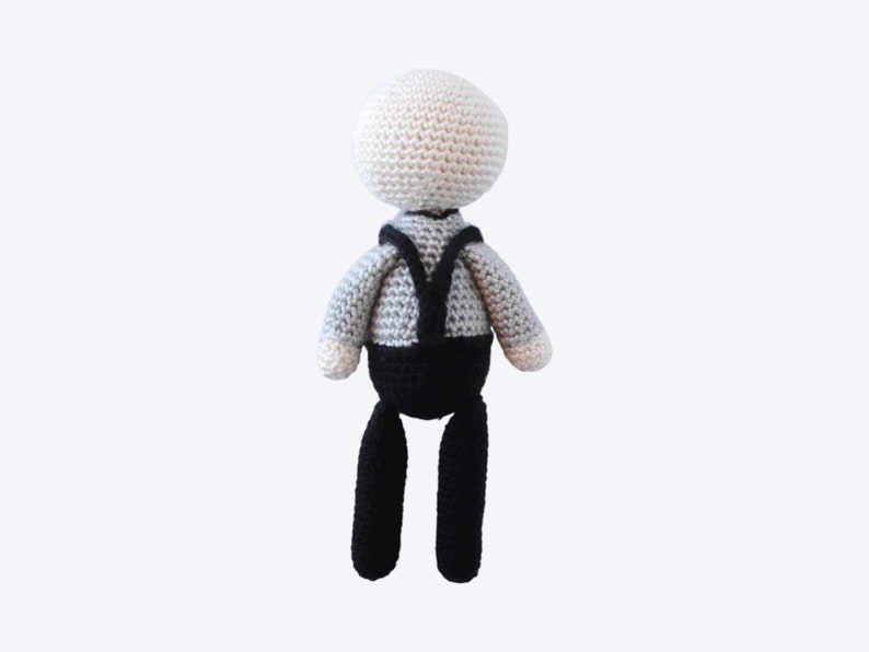 HAAKPATROON: Carlo het skelet gehaakt monster, amigurumi patroon, gehaakt speelgoed, handgemaakt, amigurumi, halloween, digitale download afbeelding 7