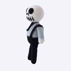 HAAKPATROON: Carlo het skelet gehaakt monster, amigurumi patroon, gehaakt speelgoed, handgemaakt, amigurumi, halloween, digitale download afbeelding 5