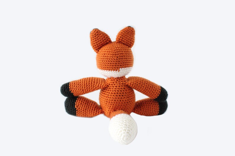 CROCHET PATTERN: Finn the Fox crochet fox, stuffed animal, amigurumi pattern, crochet toys, handmade, amigurumi, fox cub, digital download zdjęcie 4