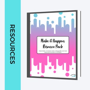 Make it Happen: Resource Pack PINK VERSION Knitting Crochet image 1