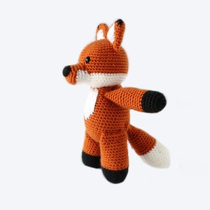 CROCHET PATTERN: Finn the Fox crochet fox, stuffed animal, amigurumi pattern, crochet toys, handmade, amigurumi, fox cub, digital download zdjęcie 2