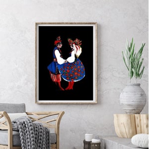 Wall art decor, polish folk, Home Decor, Decorative Art, Living Room Decor,Polska, Polish Folklore,polish gift idea