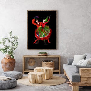 Poster Polish folk - Traditional costume