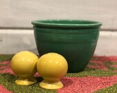 Vintage Fiesta Ware Small Green Mixing Bowl