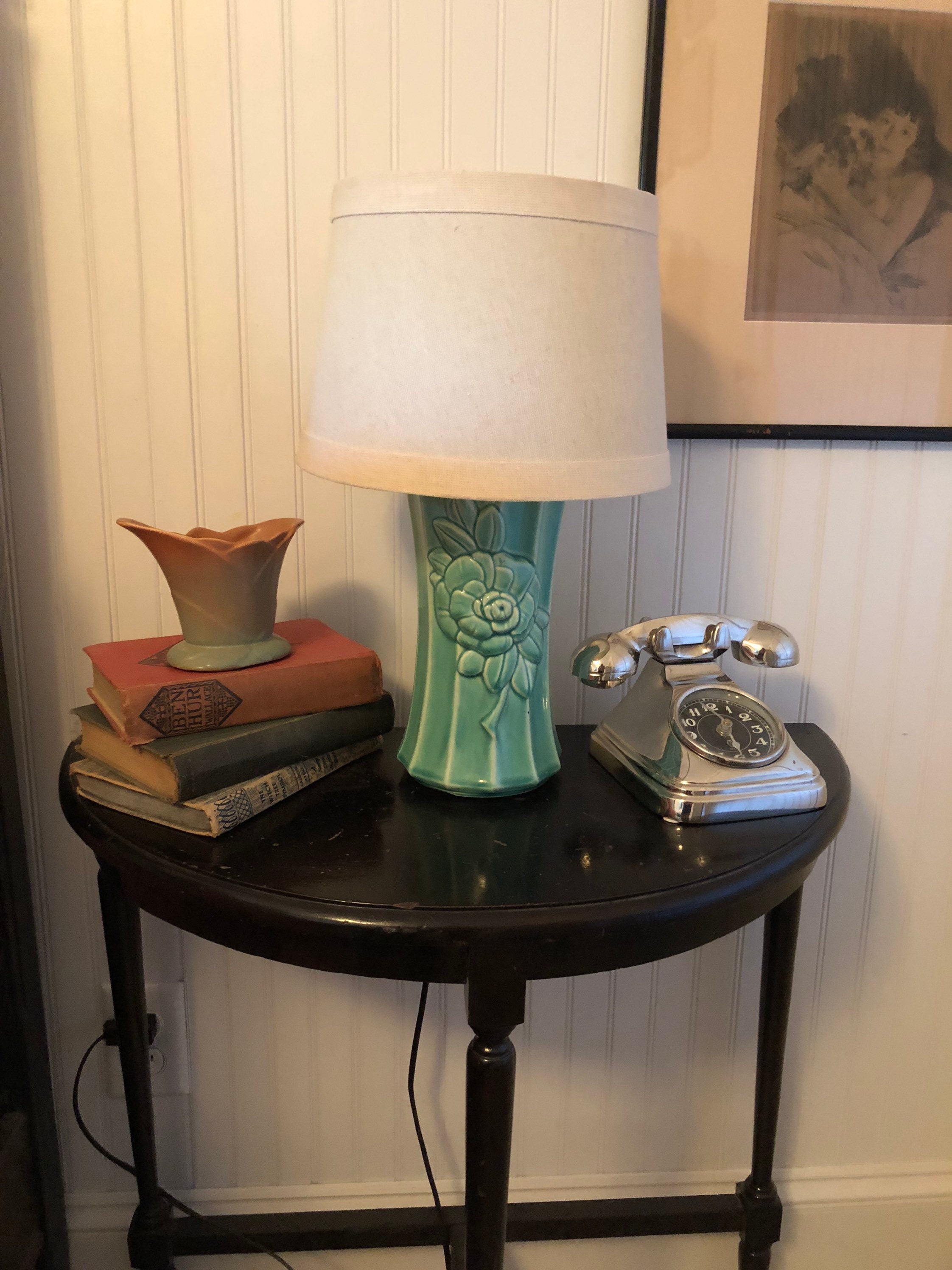 Ceramic Flower Lamp - Etsy