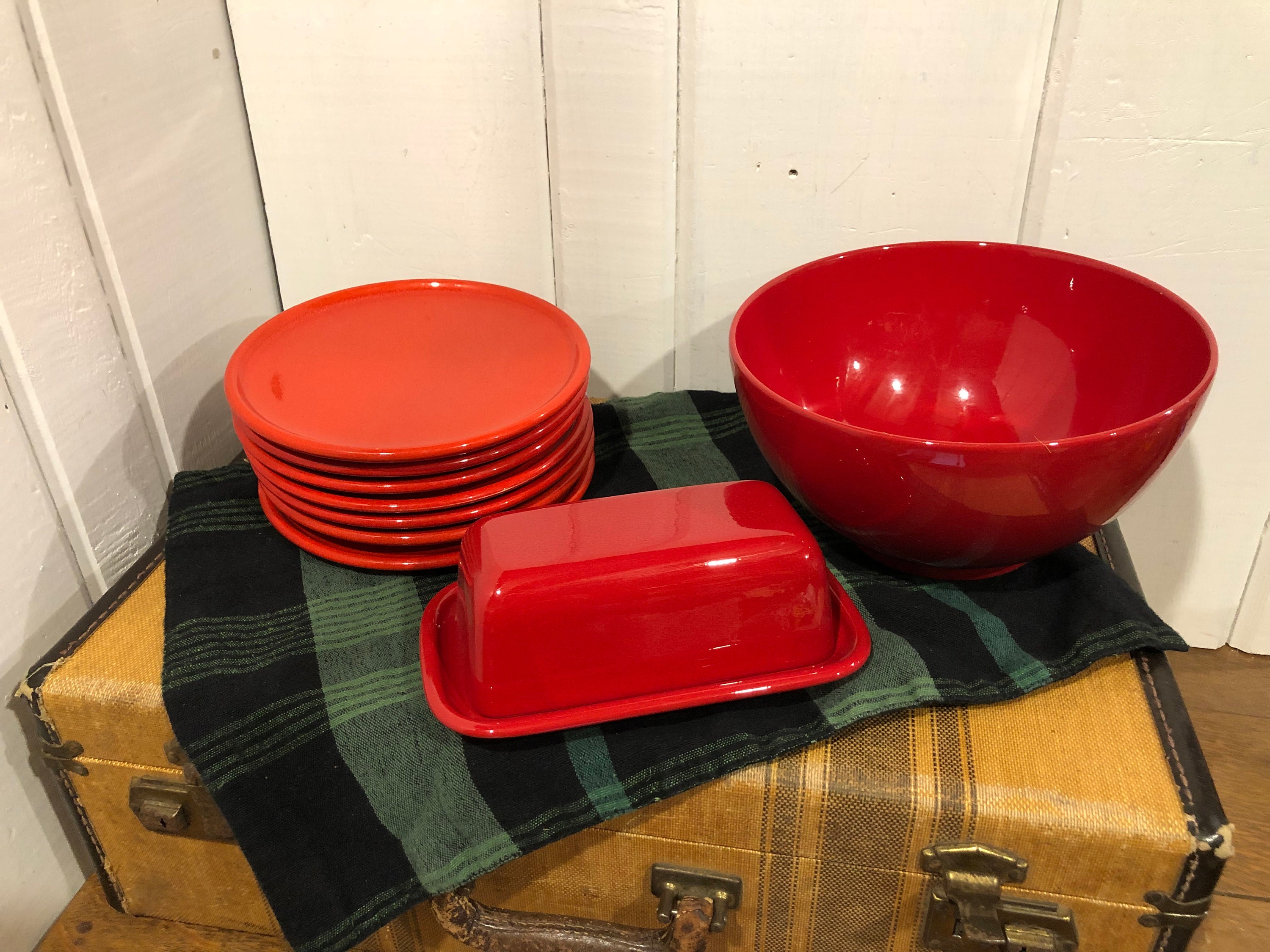 Waechtersbach Bowl Red - Etsy