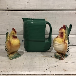 Vintage Hall Pitcher Verde Azul