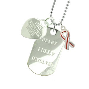Free Shipping SolidSterling Silver Firefighter Wife Necklace HATRR
