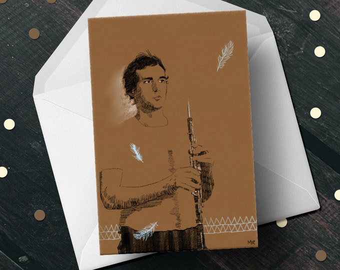 Sufjan Stevens Birthday Greeting Card Indie Folk Rock Music Fan Gift