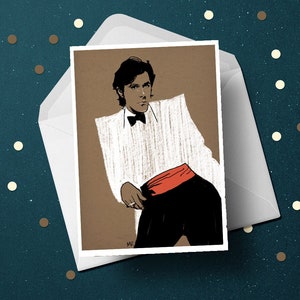Bryan Ferry verjaardagswenskaart, Roxy Music 80s synth pop cadeau voor haar hem, vaders moederdag, vriendin vriend man vrouw