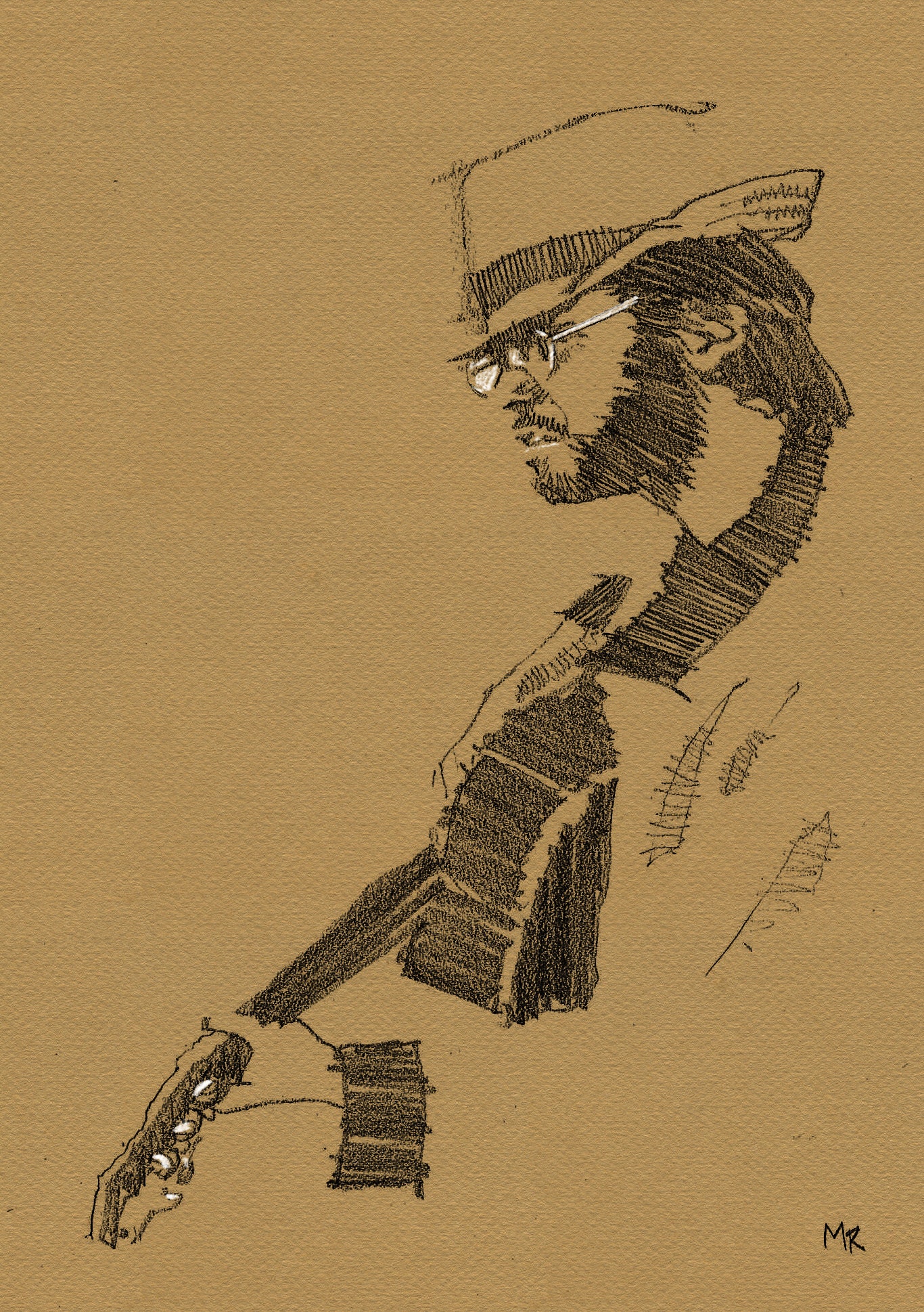 Neil Young Birthday Greeting Card, Folk Rock Music Guitar Musician CSN