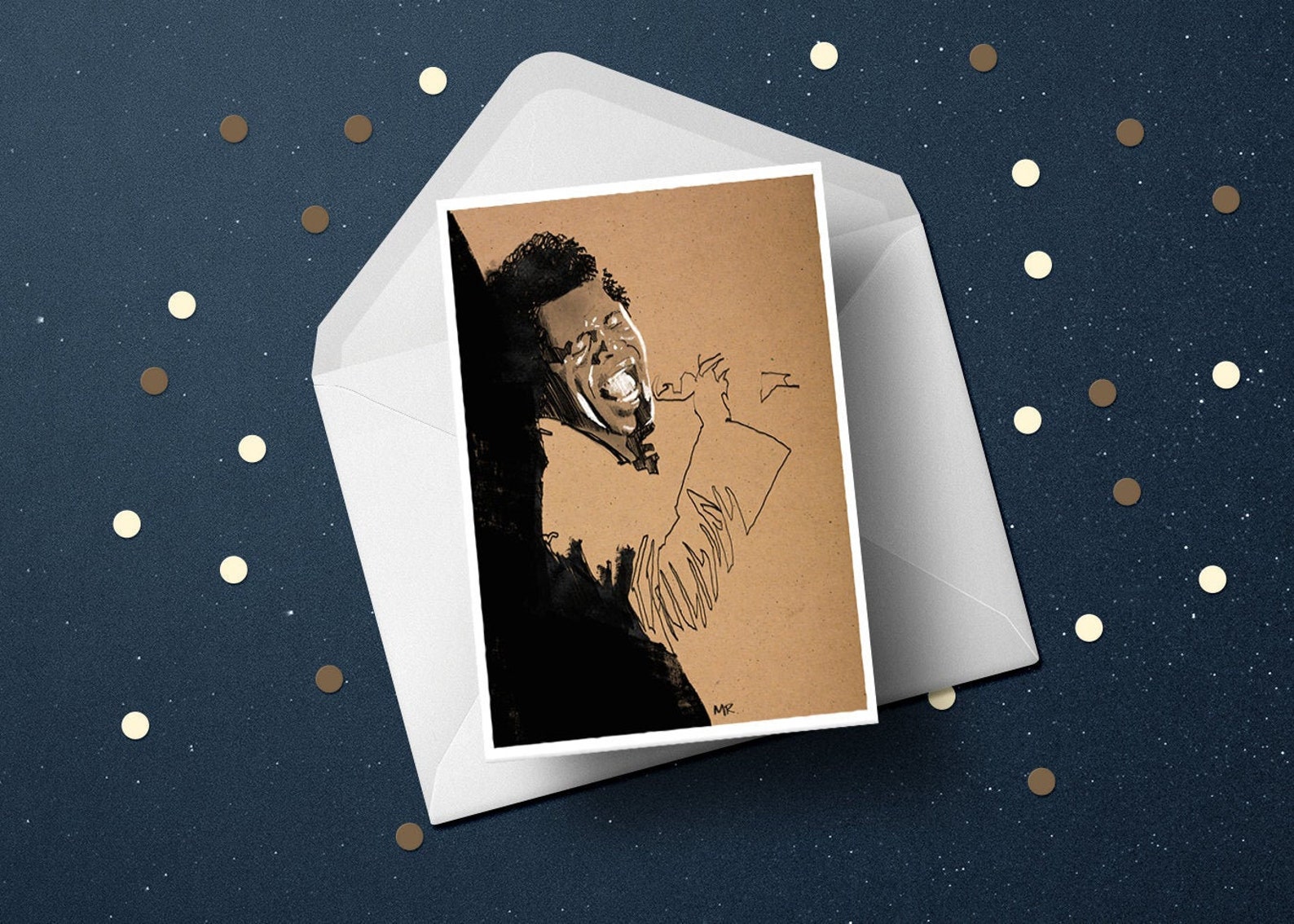 James Brown Birthday Greeting Card 60s 70s Funk Soul Music Etsy Canada