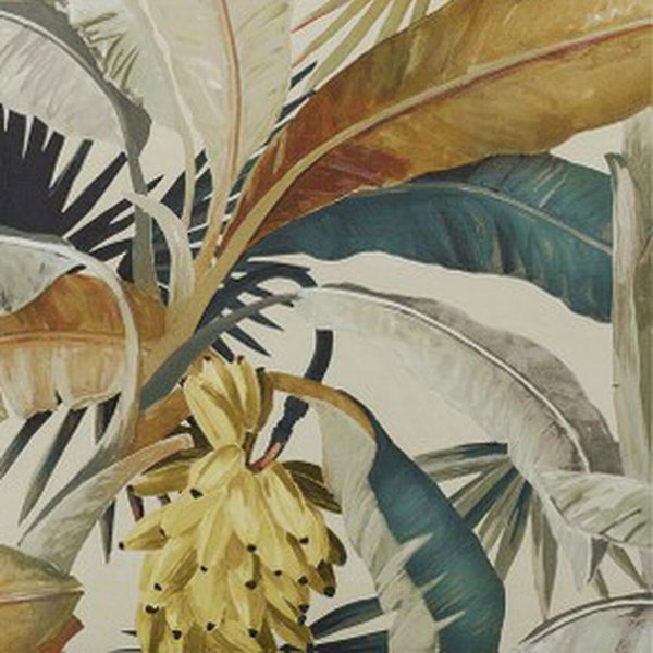 La Palma Gilver Palm Tropical Vinyl Wallpaper