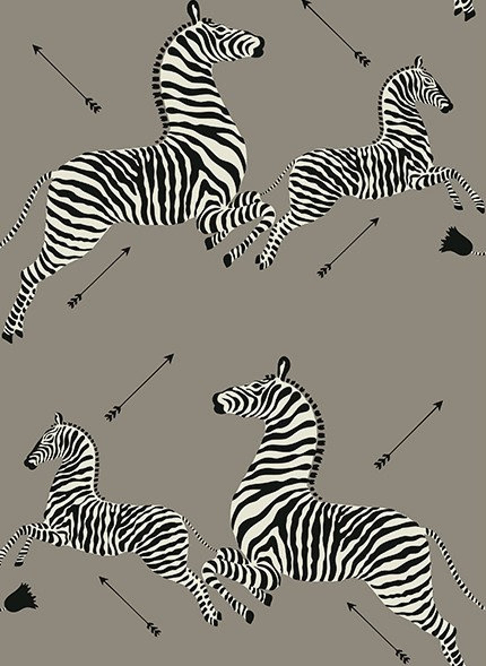 Zebra Safari Scalamandré Peel & Stick multi Colorway Etsy