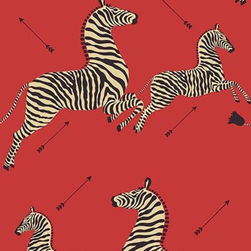 Zebra Safari Scalamandré Peel & Stick multi Colorway Etsy