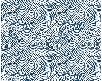 Saybrook Navy PEEL & STICK Wallpaper