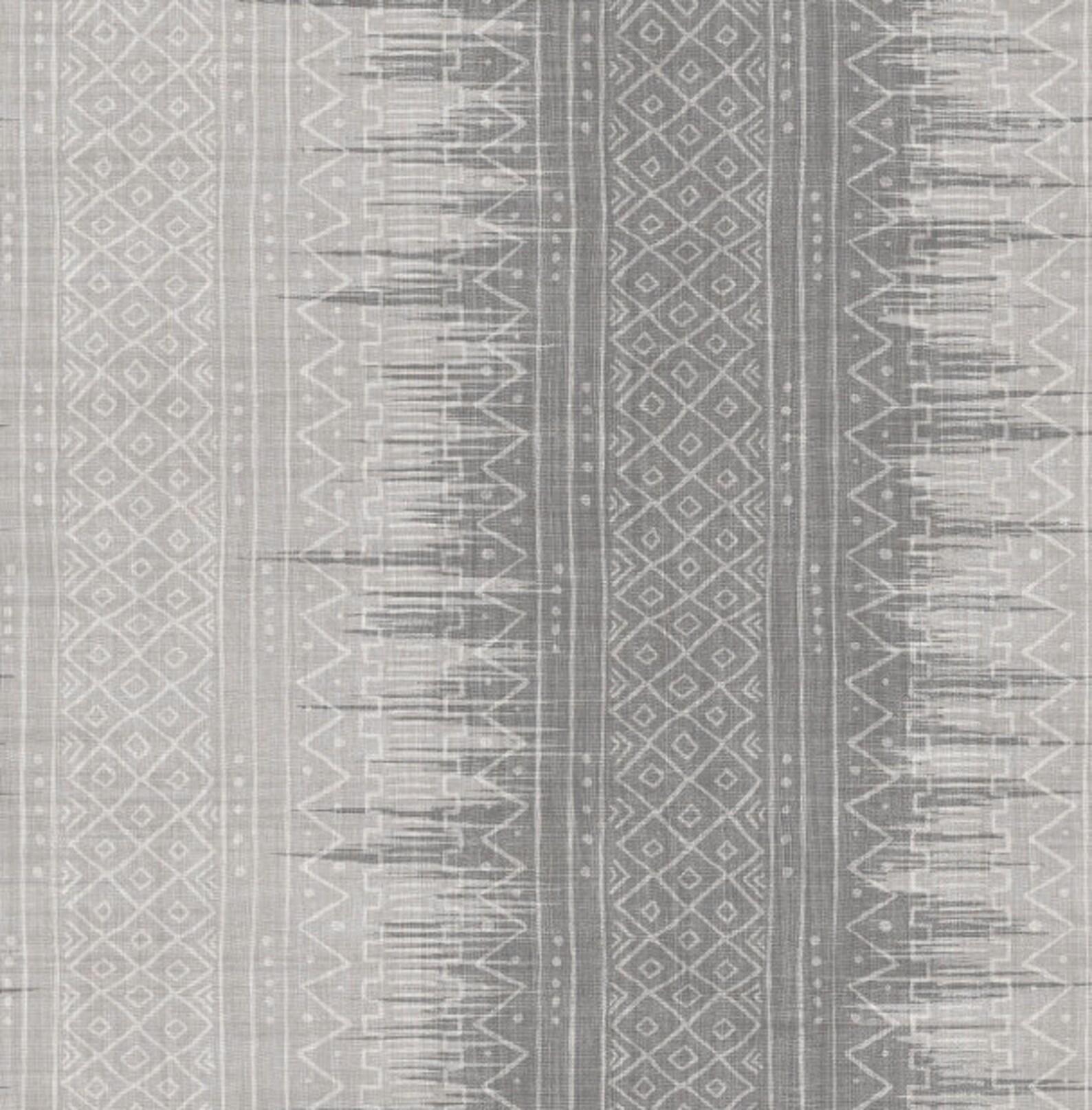 Mudcloth Gray Wallpaper | Etsy