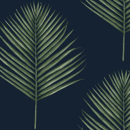 Coastal Maui Palm Removable Wallpaper Coastal Multi Colors Etsy