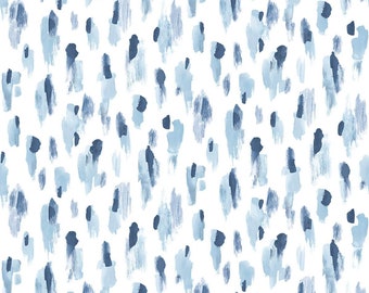 Catwalk Leopard Blue Wallpaper