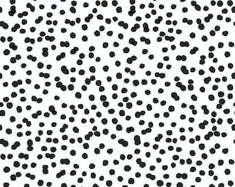 Lots of Spots wallpaper in black & white