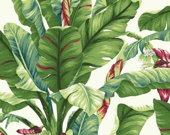 Banana Leaf Burgundy Palm Wallpaper