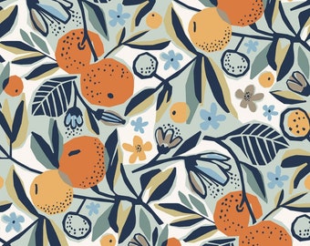 Navy Clementine Garden Peel and Stick