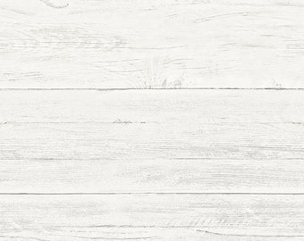 Shiplap White PEEL & STICK Wallpaper