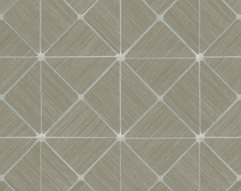 Diamonds taupe PEEL & STICK Wallpaper