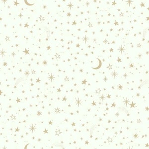 Twinkle Little Star White PEEL & STICK Wallpaper