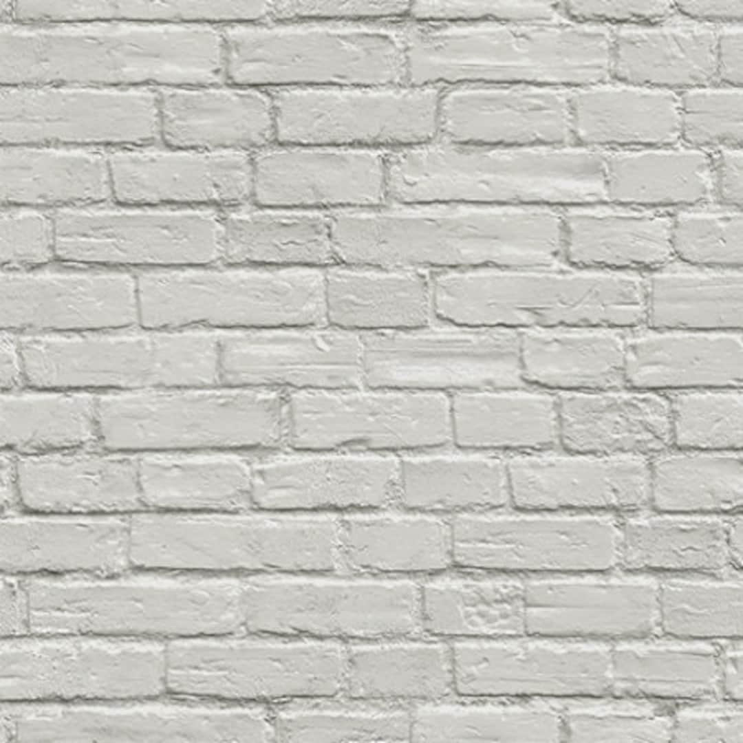 White Painted Brick Wall Texture