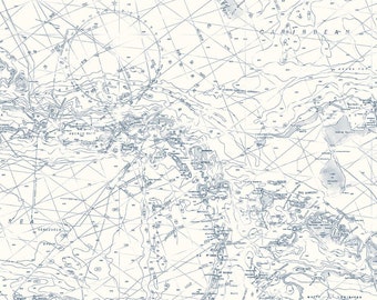 Charts Map Navy Wallpaper